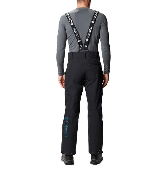 Columbia Bugabib Ski Pants Black For Men's NZ76892 New Zealand